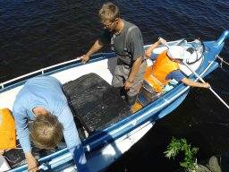 Vetras Putns - ein 60 Jahre altes Amphibienfahrzeug von Baiks Boats